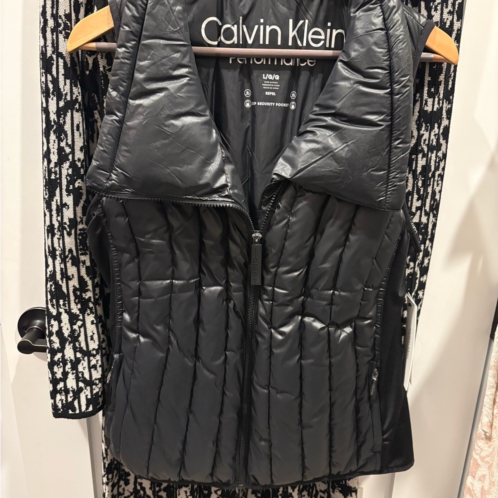 Calvin Klein Quilted Black Vest
